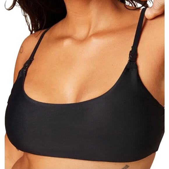 Andie Swim Black Bikini Top The Riviera - Picture 1 of 7